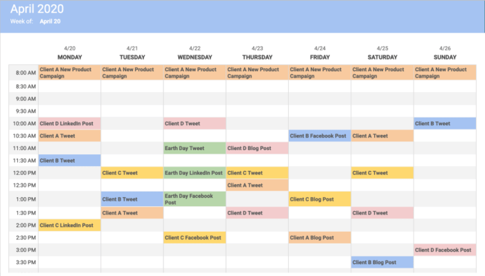 Building a Content Calendar